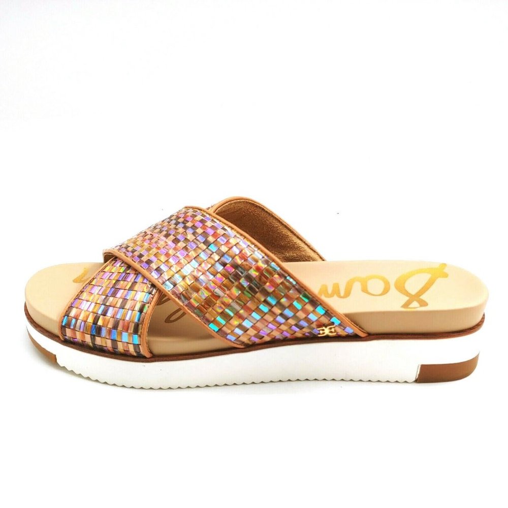 Sam Edelman Women Audrea Slide Sandals Leather 10W